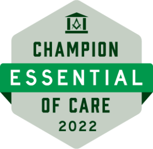champions of care emblem